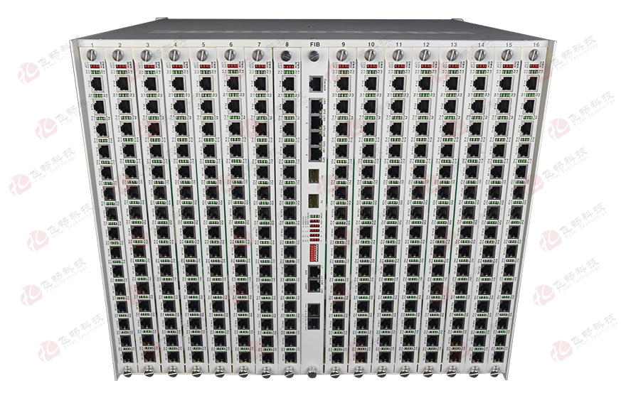 飛暢科技-960路電話光端機(jī)（8U 19英寸，SFP 1+1光備份）